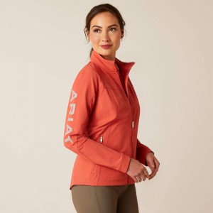 Ariat Agile Softshell Jacket Baked Apple Polska | QVKXFH-209 Ariat Agile Softshell Jacket Baked Apple Polska | QVKXFH-209