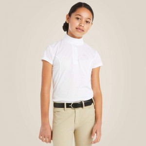 Ariat Aptos Show Shirt Białe Polska | NOLBXI-075 Ariat Aptos Show Shirt Białe Polska | NOLBXI-075