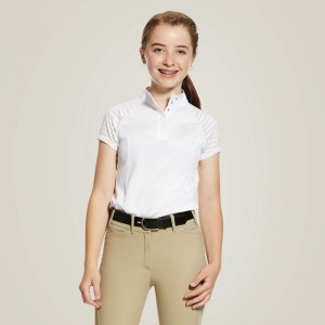 Ariat Aptos Vent Show Shirt Białe Polska | ZYOEKX-726 Ariat Aptos Vent Show Shirt Białe Polska | ZYOEKX-726
