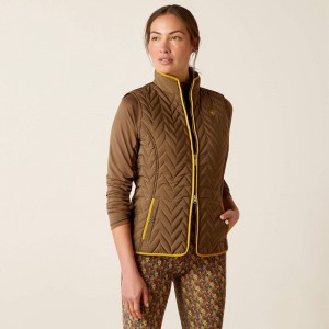 Ariat Ashley Insulated Vest Canteen Polska | EZPCOW-368 Ariat Ashley Insulated Vest Canteen Polska | EZPCOW-368