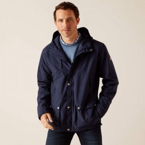 Ariat Atherton Waterproof Jacket Granatowe Polska | GDWEUL-053 Ariat Atherton Waterproof Jacket Granatowe Polska | GDWEUL-053