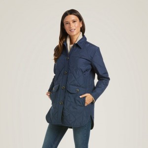 Ariat Belmont Shirt Jacket Granatowe Polska | WMADUP-853 Ariat Belmont Shirt Jacket Granatowe Polska | WMADUP-853