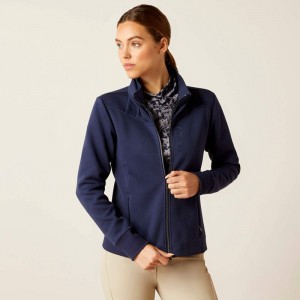 Ariat Bess Full Zip Sweatshirt Granatowe Polska | HYOTJG-204 Ariat Bess Full Zip Sweatshirt Granatowe Polska | HYOTJG-204