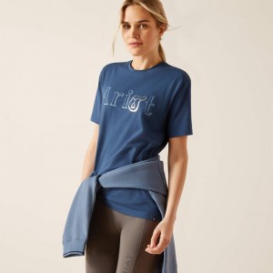 Ariat Bf T-Shirt Ciemny Polska | BTJGXO-864 Ariat Bf T-Shirt Ciemny Polska | BTJGXO-864