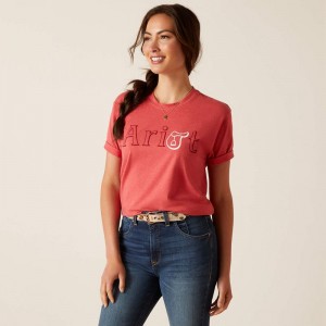 Ariat Bf T-Shirt Heather Baked Apple Polska | UIORAW-589 Ariat Bf T-Shirt Heather Baked Apple Polska | UIORAW-589
