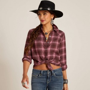 Ariat Billie Jean Shirt Lucky Plaid Polska | FOHNCE-879 Ariat Billie Jean Shirt Lucky Plaid Polska | FOHNCE-879
