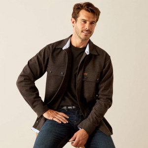 Ariat Branford Shirt Charcoal Polska | KJUYTM-098 Ariat Branford Shirt Charcoal Polska | KJUYTM-098