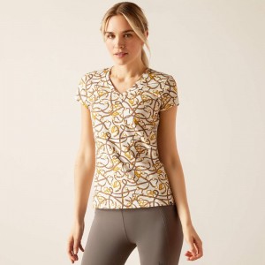 Ariat Bridle T-Shirt Głęboka Szare Polska | LEGIBA-694 Ariat Bridle T-Shirt Głęboka Szare Polska | LEGIBA-694
