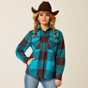 Ariat Buffalo Plaid Shirt Jacket Buffalo Print Polska | TLOZBV-520 Ariat Buffalo Plaid Shirt Jacket Buffalo Print Polska | TLOZBV-520