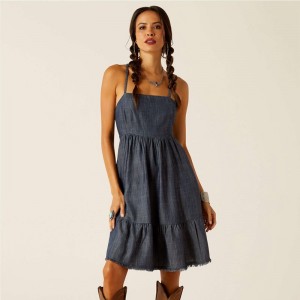 Ariat Calico Dress Indygo Polska | IKBYQO-029 Ariat Calico Dress Indygo Polska | IKBYQO-029