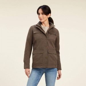Ariat Calumet Field Jacket Banyan Bark Polska | TMIZYP-652 Ariat Calumet Field Jacket Banyan Bark Polska | TMIZYP-652