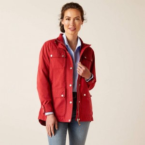 Ariat Calumet Field Jacket Czerwone Polska | FAVBEO-314 Ariat Calumet Field Jacket Czerwone Polska | FAVBEO-314