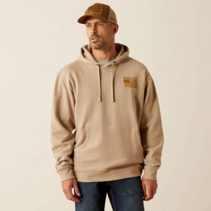 Ariat Camo Hex Hoodie Beżowe Polska | NOHMKB-542 Ariat Camo Hex Hoodie Beżowe Polska | NOHMKB-542