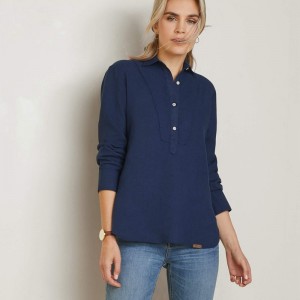 Ariat Cazadero Blouse Granatowe Polska | TERZNK-478 Ariat Cazadero Blouse Granatowe Polska | TERZNK-478