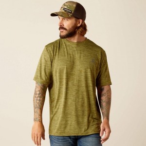 Ariat Charger Basic T-Shirt Cotton Sage Polska | EDMXKZ-612 Ariat Charger Basic T-Shirt Cotton Sage Polska | EDMXKZ-612