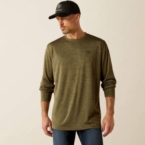 Ariat Charger Camo Slice T-Shirt Oliwkowe Polska | CIOVJB-196 Ariat Charger Camo Slice T-Shirt Oliwkowe Polska | CIOVJB-196