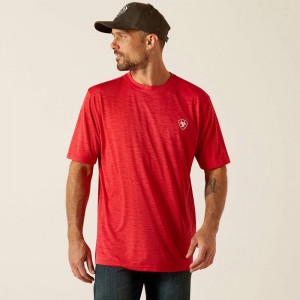 Ariat Charger Crestline T-Shirt Chili Pepper Polska | XGPDEW-847 Ariat Charger Crestline T-Shirt Chili Pepper Polska | XGPDEW-847