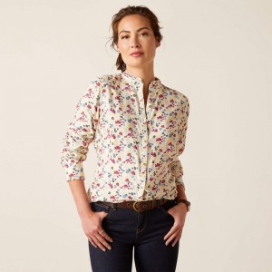 Ariat Clarion Blouse Mod Floral Polska | KQTLJE-079 Ariat Clarion Blouse Mod Floral Polska | KQTLJE-079