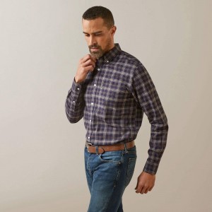 Ariat Clement Shirt Granatowe Polska | KFXHED-029 Ariat Clement Shirt Granatowe Polska | KFXHED-029