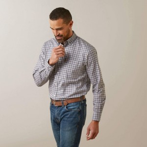 Ariat Clement Shirt Szare Polska | JQMBVZ-591 Ariat Clement Shirt Szare Polska | JQMBVZ-591