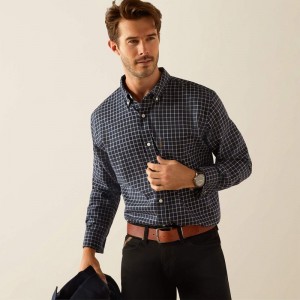 Ariat Clement Shirt Twilight Plaid Polska | JZGTAS-520 Ariat Clement Shirt Twilight Plaid Polska | JZGTAS-520