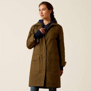 Ariat Cloverfield Coat Earth Polska | XBZOAE-478 Ariat Cloverfield Coat Earth Polska | XBZOAE-478