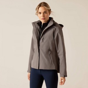 Ariat Coastal Jacket Szare Polska | DMYAHO-203 Ariat Coastal Jacket Szare Polska | DMYAHO-203