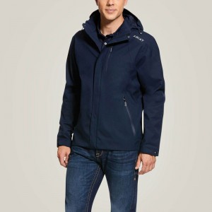 Ariat Coastal Waterproof Jacket Granatowe Polska | PUYQCG-847 Ariat Coastal Waterproof Jacket Granatowe Polska | PUYQCG-847