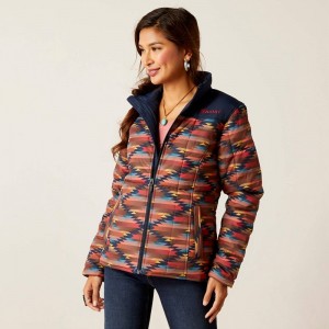 Ariat Crius Insulated Jacket Mirage Print Polska | ZAFDEB-691 Ariat Crius Insulated Jacket Mirage Print Polska | ZAFDEB-691