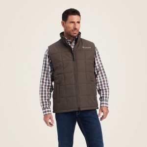 Ariat Crius Insulated Vest Banyan Bark Polska | ERTLCY-792 Ariat Crius Insulated Vest Banyan Bark Polska | ERTLCY-792