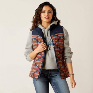 Ariat Crius Insulated Vest Mirage Print Polska | KAFPGM-567 Ariat Crius Insulated Vest Mirage Print Polska | KAFPGM-567