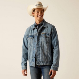 Ariat Denim Trucker Jacket Roby Polska | ELZFXS-238 Ariat Denim Trucker Jacket Roby Polska | ELZFXS-238