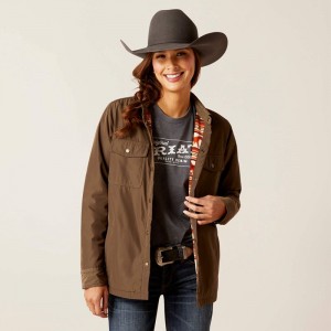 Ariat Dilon Shirt Jacket Canteen Polska | ZONPME-065 Ariat Dilon Shirt Jacket Canteen Polska | ZONPME-065