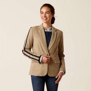 Ariat Dornie Blazer Camel Herringbone Polska | ALTRYM-692 Ariat Dornie Blazer Camel Herringbone Polska | ALTRYM-692