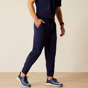 Ariat Drew Cargo Stretch Jogger Scrub Pant Granatowe Polska | MBQFNH-548 Ariat Drew Cargo Stretch Jogger Scrub Pant Granatowe Polska | MBQFNH-548