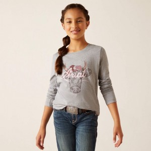 Ariat Fawna T-Shirt Szare Polska | SACTDN-206 Ariat Fawna T-Shirt Szare Polska | SACTDN-206