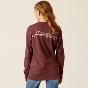 Ariat Fine Boots And Denim T-Shirt Bordowe Polska | LIXYOZ-293 Ariat Fine Boots And Denim T-Shirt Bordowe Polska | LIXYOZ-293