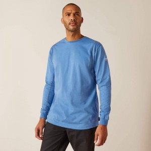 Ariat Fr Ac Crew T-Shirt Campanula Polska | LMVOKS-123 Ariat Fr Ac Crew T-Shirt Campanula Polska | LMVOKS-123
