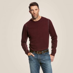 Ariat Fr Ac Crew T-Shirt Malbec Polska | ILJPWC-694 Ariat Fr Ac Crew T-Shirt Malbec Polska | ILJPWC-694