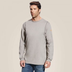 Ariat Fr Ac Crew T-Shirt Srebrne Polska | CGUQTA-548 Ariat Fr Ac Crew T-Shirt Srebrne Polska | CGUQTA-548