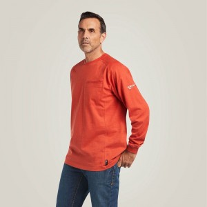 Ariat Fr Air Crew T-Shirt Volcanic Heather Polska | PLXCWO-715 Ariat Fr Air Crew T-Shirt Volcanic Heather Polska | PLXCWO-715