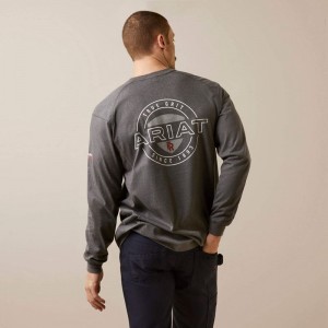 Ariat Fr Air True Grit T-Shirt Charcoal Heather Polska | EDAZBX-179 Ariat Fr Air True Grit T-Shirt Charcoal Heather Polska | EDAZBX-179
