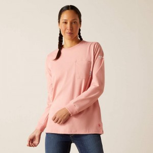 Ariat Fr American Rose T-Shirt Mauveglow Polska | THFKQJ-450 Ariat Fr American Rose T-Shirt Mauveglow Polska | THFKQJ-450