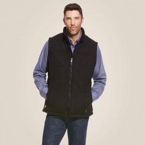 Ariat Fr Crius Insulated Vest Czarne Polska | TUBDMO-501 Ariat Fr Crius Insulated Vest Czarne Polska | TUBDMO-501