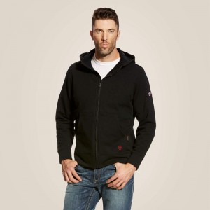 Ariat Fr Durastretch Full Zip Hoodie Czarne Polska | FLQJNP-634 Ariat Fr Durastretch Full Zip Hoodie Czarne Polska | FLQJNP-634