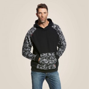 Ariat Fr Durastretch Patriot Hoodie Czarne Polska | UFEAIY-231 Ariat Fr Durastretch Patriot Hoodie Czarne Polska | UFEAIY-231