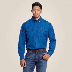 Ariat Fr Featherlight Work Shirt Królewski Niebieski Niebieskie Polska | EPOMLV-019 Ariat Fr Featherlight Work Shirt Królewski Niebieski Niebieskie Polska | EPOMLV-019