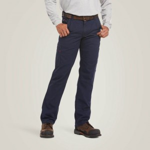 Ariat Fr M5 Stretch Duralight Canvas Stackable Straight Leg Pant Granatowe Polska | PEJILR-873 Ariat Fr M5 Stretch Duralight Canvas Stackable Straight Leg Pant Granatowe Polska | PEJILR-873