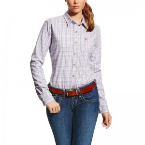 Ariat Fr Marion Work Shirt Fioletowe Polska | GTYHDO-209 Ariat Fr Marion Work Shirt Fioletowe Polska | GTYHDO-209
