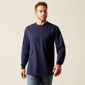 Ariat Fr Pima T-Shirt Granatowe Polska | SLWIFG-064 Ariat Fr Pima T-Shirt Granatowe Polska | SLWIFG-064